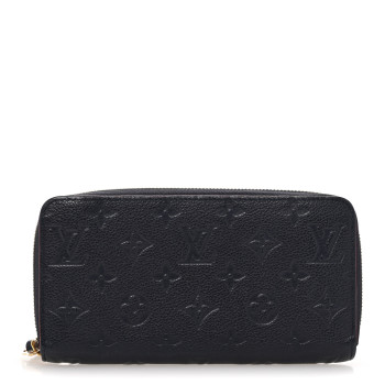 LOUIS VUITTON Empreinte Zippy Wallet Marine Rouge