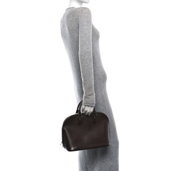 LOUIS VUITTON Epi Alma PM Moka