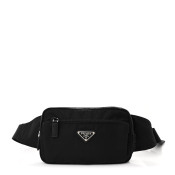 PRADA Tessuto Nylon Belt Bag Black