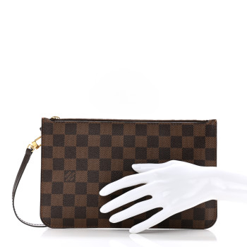 LOUIS VUITTON Damier Ebene Neverfull MM GM Pochette
