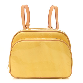LOUIS VUITTON Vernis Murray backpack Yellow