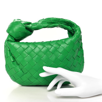 BOTTEGA VENETA Nappa Intrecciato Mini Jodie Parakeet