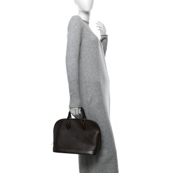 LOUIS VUITTON Epi Alma PM Moka