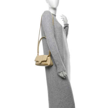 JACQUEMUS Padded Lambskin Le Petit Bambimou Light Beige