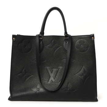LOUIS VUITTON Empreinte Monogram Giant Onthego GM Black