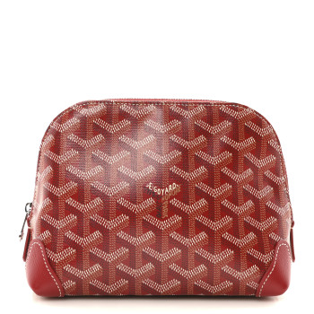 GOYARD Goyardine Vendome Toiletry Pouch Red