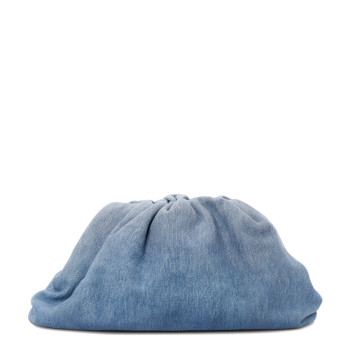 BOTTEGA VENETA Denim Teen Pouch Clutch