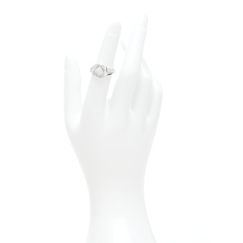 DAVID YURMAN Sterling Silver Diamond Pave 7mm Infinity Ring 48 4.5