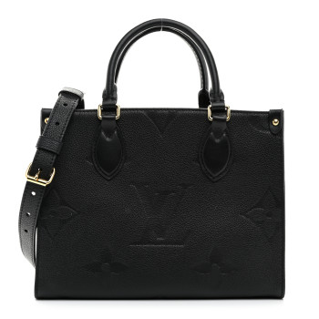 LOUIS VUITTON Empreinte Monogram Giant Onthego PM Black