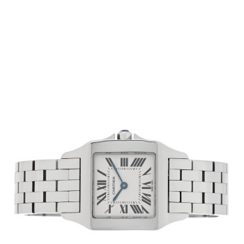 CARTIER Stainless Steel 26mm Santos Demoiselle Quartz Watch