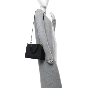 LOUIS VUITTON Empreinte Monogram Giant Onthego PM Black