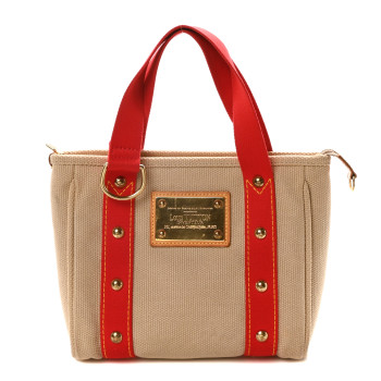 LOUIS VUITTON Toile Antigua Cabas PM Beige