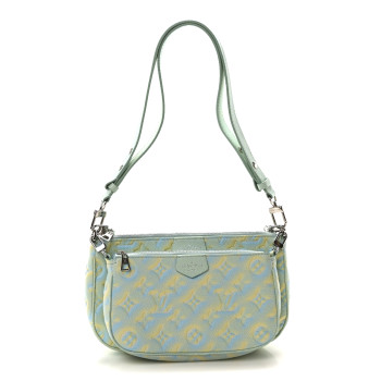 LOUIS VUITTON Empreinte Monogram Summer Stardust Multi Pochette Accessories Water Green