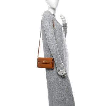 HERMES Epsom Kelly Wallet To Go Toffee