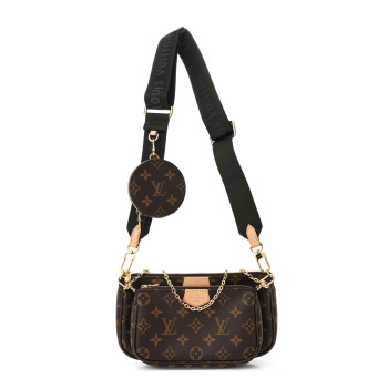 LOUIS VUITTON Monogram Multi Pochette Accessories Kaki