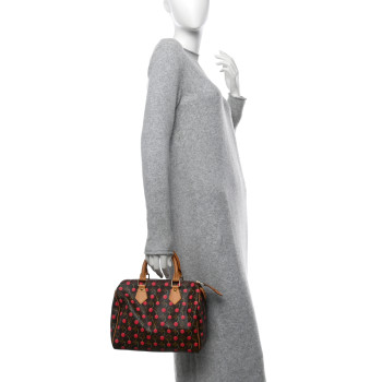 LOUIS VUITTON Monogram Cerises Speedy 25