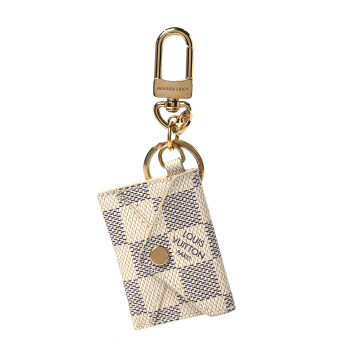 LOUIS VUITTON Damier Azur Kirigami Pouch Bag Charm Key Holder