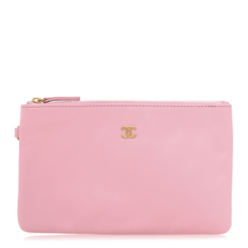 CHANEL Shiny Calfskin Chanel 22 Removable Pouch Pink