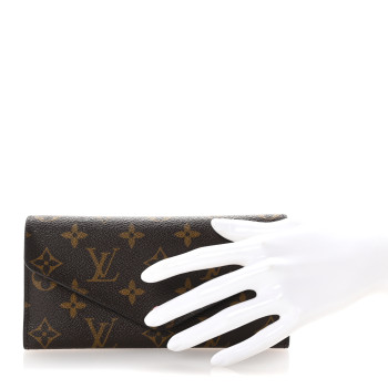 LOUIS VUITTON Monogram Josephine Wallet Rose Ballerine
