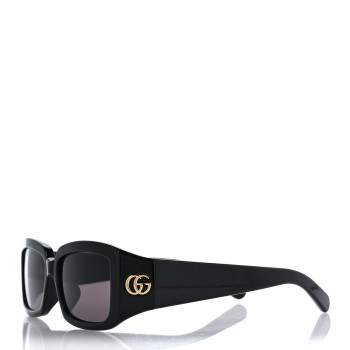 GUCCI Acetate Rectangular Sunglasses GG1403S Black