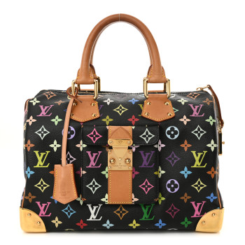 LOUIS VUITTON Monogram Multicolor Speedy 30 Black