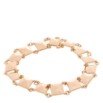 HERMES 18K Rose Gold Clou d'H Bracelet