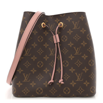 LOUIS VUITTON Monogram Neonoe MM Rose Poudre