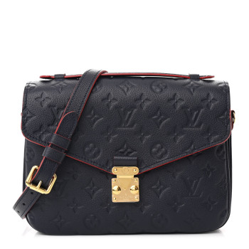 LOUIS VUITTON Empreinte Pochette Metis Marine Rouge