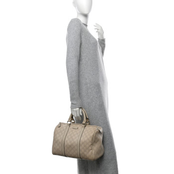 GUCCI Guccissima Medium Joy Boston Off White