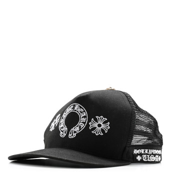 CHROME HEARTS Cotton Horseshoe Baseball Hat Black