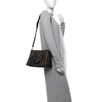 LOUIS VUITTON Monogram Soufflot BB Black