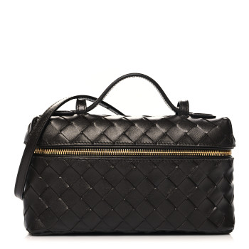 BOTTEGA VENETA Calfskin Intrecciato Bang Bang Vanity Case Fondant
