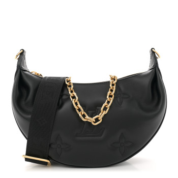 LOUIS VUITTON Calfskin Bubblegram Over The Moon Black
