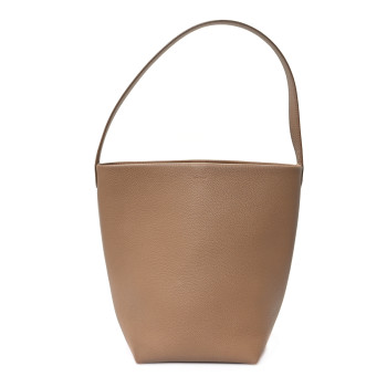 THE ROW Grained Calfskin Medium N/S Park Tote Sandpit