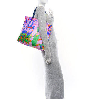 CHANEL Nylon Printed CC Tote Multicolor