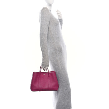 HERMES Negonda Garden Party TPM 30 Rose Pourpre