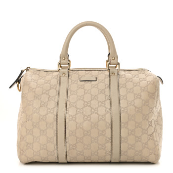 GUCCI Guccissima Medium Joy Boston Off White