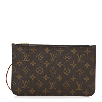 LOUIS VUITTON Monogram Neverfull MM GM Pochette
