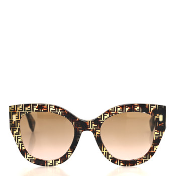 FENDI Acetate Fendi Roma Cat Eye Sunglasses FF 0435/S Havana
