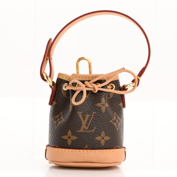 LOUIS VUITTON Monogram Micro Noe Bag Charm Key Ring