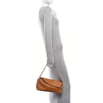 LOEWE Calfskin Puzzle Hobo Tan