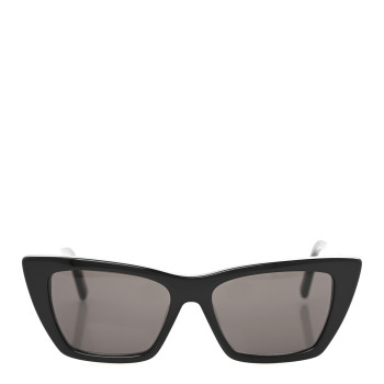 SAINT LAURENT Acetate Mica Cat Eye Sunglasses SL 276 Black