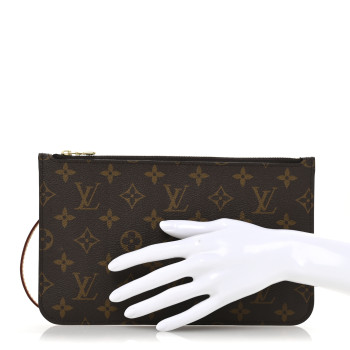 LOUIS VUITTON Monogram Neverfull MM GM Pochette