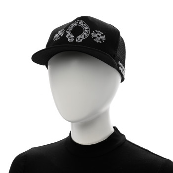 CHROME HEARTS Cotton Horseshoe Baseball Hat Black