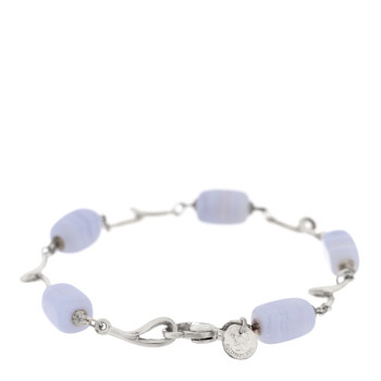 TIFFANY Sterling Silver Blue Lace Agate Bracelet