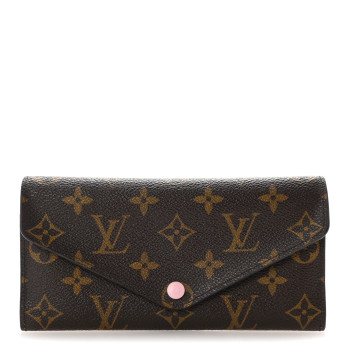LOUIS VUITTON Monogram Josephine Wallet Rose Ballerine