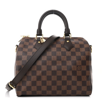 LOUIS VUITTON Damier Ebene Speedy Bandouliere 25