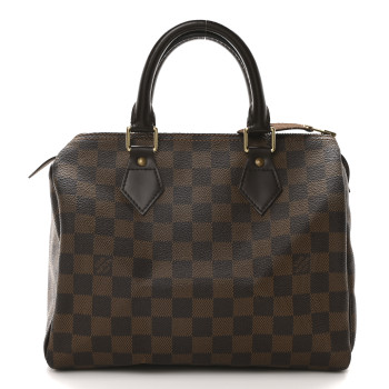 LOUIS VUITTON Damier Ebene Speedy 25
