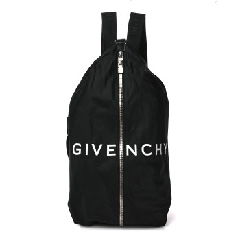GIVENCHY Nylon G-Zip Duffle Backpack Black
