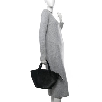 LOUIS VUITTON Epi Saint Jacques PM Black